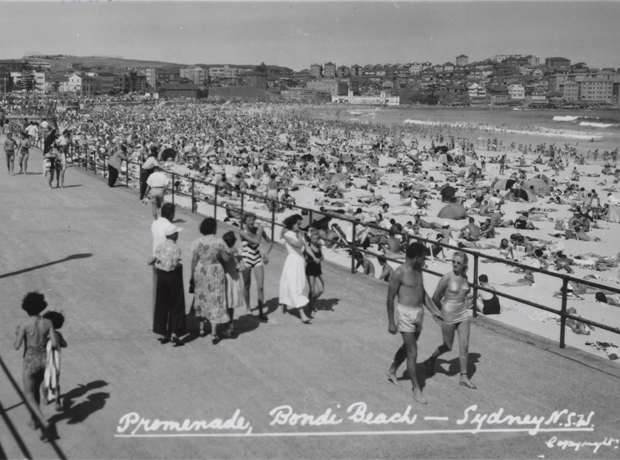 Bondi Beach Promenade, 1950s